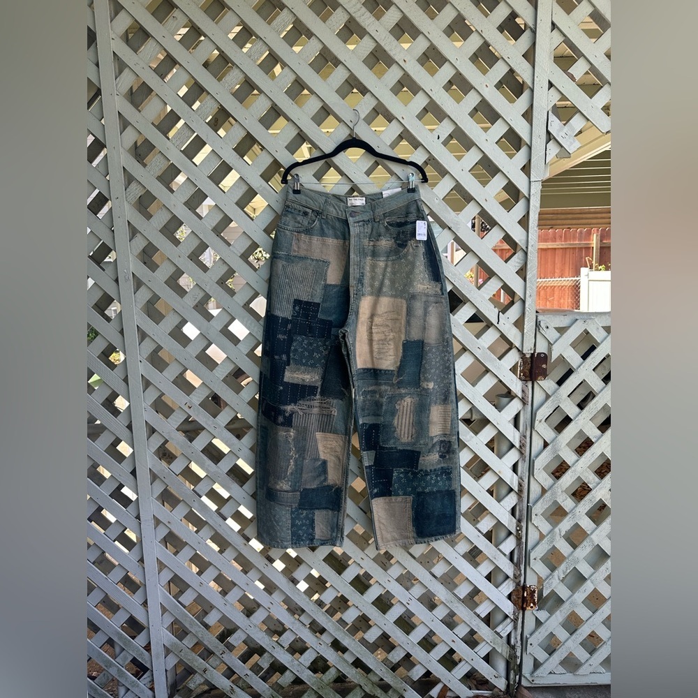 Free people Illusions Printed Relaxed Jeans - Picture 6 of 7